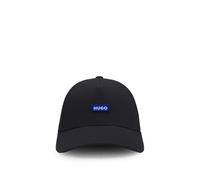 HUGO Cotton-Twill Cap with Logo Patch Black