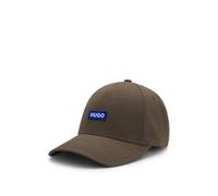 HUGO Cotton-twill cap with logo patch - Style Jinko, 50522014 Dark Brown pcs.