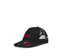 HUGO Cotton-twill cap with mesh panels - Style Marsel-Trucker, 50535942 Black pcs.