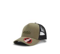 HUGO Cap Aus Baumwoll-Twill Mit Mesh-einsätzen Green