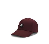 HUGO Cotton-twill cap with stacked logo - Style Jake-ME, 50539554 Brown pcs.