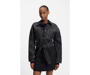 HUGO Cropped jacket in Japanese selvedge denim - Style Galata, 50558837 Dark Blue S