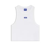 Hugo Baby 10257055 Blue Sleeveless Top White XS Woman