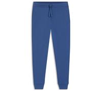 HUGO Cuffed tracksuit bottoms in cotton terry with logo print - Style Dayote232, 50489617 Blue M