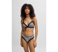 HUGO Daisy-print bra with lace trims - Style TRIANGLE FUN LACE, 50540017 Patterned L