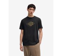 HUGO Dalendi Short Sleeve T-shirt pure black khaki green - M