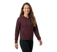 Hugo Womens Hugo Logo-Embroidered Zip-Up Cotton-Jersey Hoody Dark Purple XL