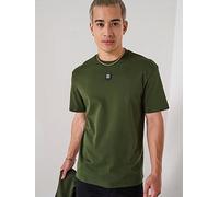 HUGO Dalile Regular Fit Centre Stacked Nikel Logo T-Shirt - Green, Green, Size Xl, Men Green