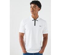 Hugo Dalomino 10257070 Short Sleeve Polo White S Men