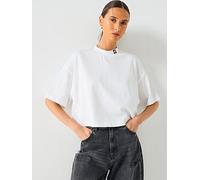 HUGO Damelody Logo T-Shirt, White, Size Xl, Women White