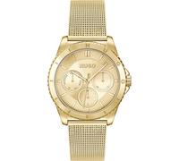 HUGO #DANCE Women's Gold Tone Mesh Strap Watch