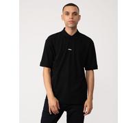 Hugo Men's Dangula Cotton Short Sleeve Polo Shirt M Black