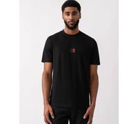 HUGO Danotie Mens Red Label Logo T-Shirt - Black 001