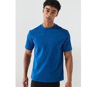 HUGO Dapolino Centre Logo Relaxed Fit T-Shirt, Bright Blue, Size Xl, Men Bright Blue
