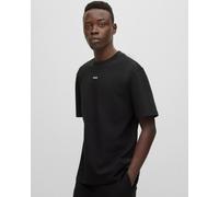 HUGO Mens Relaxed Fit Dapolino T-Shirt - Colour: 001 Black - Size: Medium