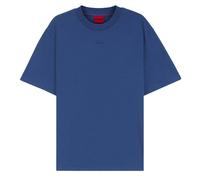 HUGO Mens Relaxed Fit Dapolino T-Shirt - Colour: 427 Medium Blue - Size: Large