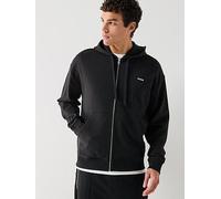 HUGO Relaxed-fit hoodie in cotton terry with logo detail - Style Dapozip, 50548651 Black XXL
