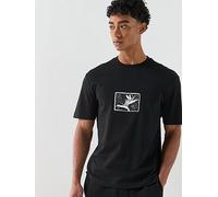 Hugo Darise 10268404 Short Sleeve T-shirt Black XL Men
