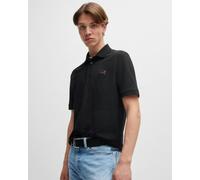 HUGO Dereso Gel Mens Polo Shirt - Black 001 - Black 001 - XL