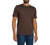 HUGO Dero222 Chest Logo T-Shirt, Brown Overflow - XL