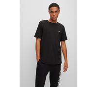 Hugo Dero222 Mens Short Sleeve T-shirt - Black Cotton - Size X-Large