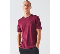 HUGO Dero222 Regular Fit T-Shirt, Dark Red, Size 2Xl, Men Dark Red