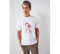 HUGO Didug Regular Fit T-Shirt - White, White, Size 2Xl, Men White