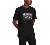 HUGO Dikems Car Interior Graphic Relaxed Fit T-Shirt, Black, Size S, Men Black