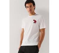 Hugo Dikerd Short Sleeve T-shirt White M Men