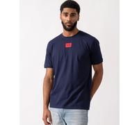 HUGO Diragolino212 Label Logo Mens T-Shirt - Navy 418