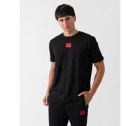 HUGO Diragolino212 Label Logo Mens T-Shirt NOS - Black 001 - Black 001 - XL