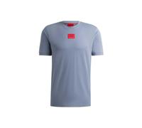 HUGO Diragolino212 Straight Fit Cotton T-Shirt, Open Blue - Small
