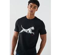 Hugo Dirunn 10258299 Short Sleeve T-shirt Black S Men