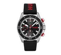 HUGO #DIVE Men's 44mm Stainless Steel & Silicone Strap Watch