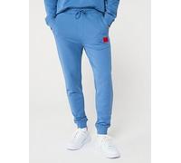 HUGO Doak212 Logo Cuff Joggers - Mid Blue, Blue, Size 2Xl, Men Blue