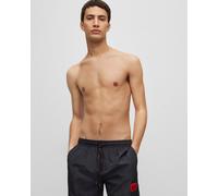 HUGO Dominica Mens Quick-Drying Swim Shorts In Recycled Material With Logo -