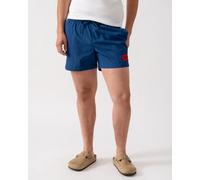 HUGO Dominica Mens Quick-Drying Swim Shorts In Recycled Material With Logo - Ope