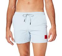 HUGO Dominica Men's Swimming Trunks, Light/Pastel Blue455, M