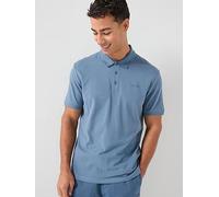 HUGO Donos222 Regular Fit Left Chest Logo Polo Shirt, Blue, Size S, Men Blue