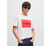 Hugo Dulive Box Logo T Shirt - White white Large