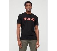 HUGO Dulivio Large Logo T-Shirt, Black, Size 2Xl, Men Black
