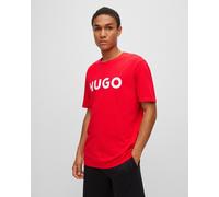Hugo Dulivio Mens T-Shirt - Red Cotton - Size X-Small
