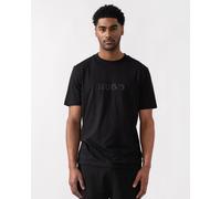 HUGO Dumeo Mens Tortoise-Logo T-Shirt in Cotton Jersey - Black 001
