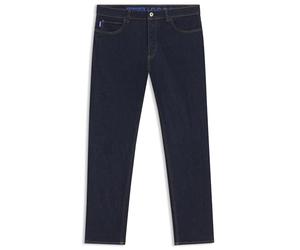 HUGO Dunkelblaue Tapered-fit Jeans Aus Stretch-Denim