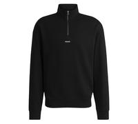 Men's HUGO Durty244 Mens 1/4 Zip Sweatshirt - Black - Size: 38/Regular