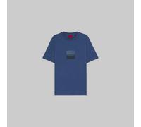 HUGO Dusplit T-Shirt, Medium Blue - Medium