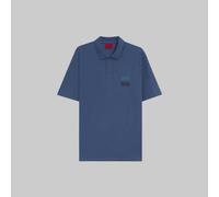 HUGO Dusplity Polo Shirt, Medium Blue - Small