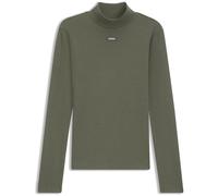 Hugo Easy 10257055 Blue Long Sleeve High Neck T-shirt Green XL Woman