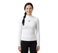 Hugo Easy 10257055 Blue Long Sleeve High Neck T-shirt White XS Woman