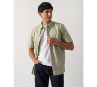 HUGO Ebor Relaxed Fit Mens Stretch Cotton Shirt - Open Green 391 - Open Green 391 - M